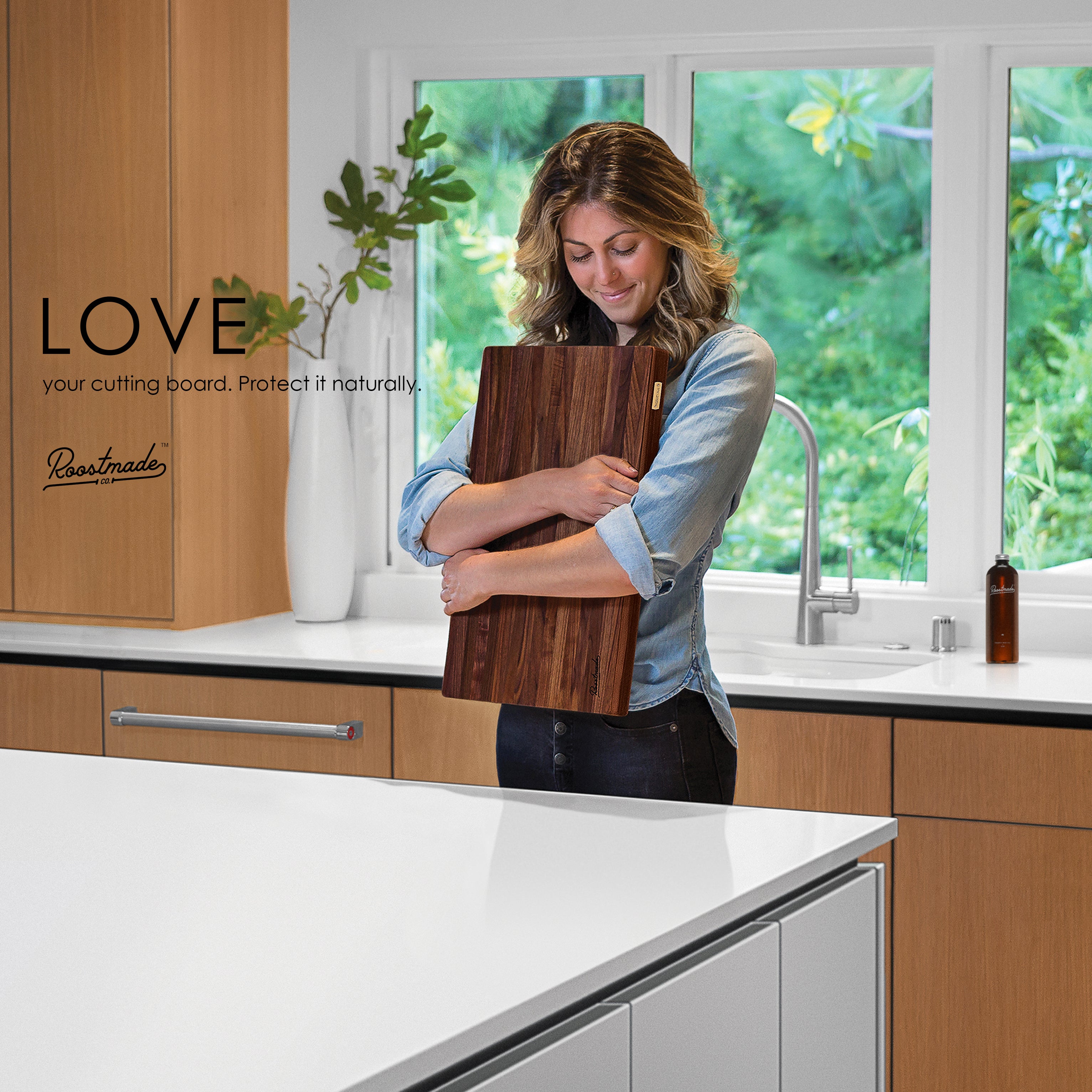 Organic Wood Oil For Cutting Boards and Woodworking - 12 oz